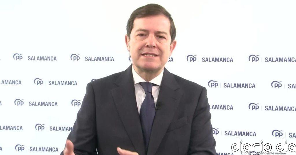 Mañueco reconoce contactos con Vox y se reunirá con ellos en la ronda de contactos