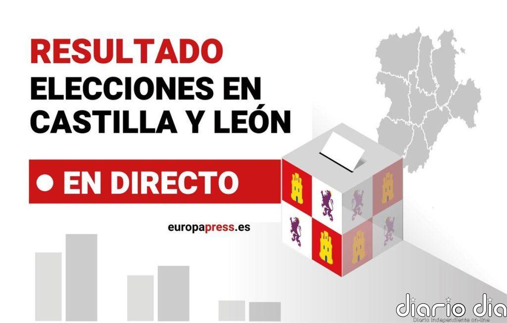 Mapa de resultados de las elecciones de Castilla y León 2026 por municipios