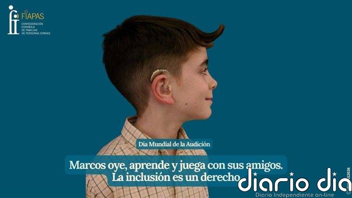 Marcos, la ejemplo de inclusión educativa del alumnado con sordera