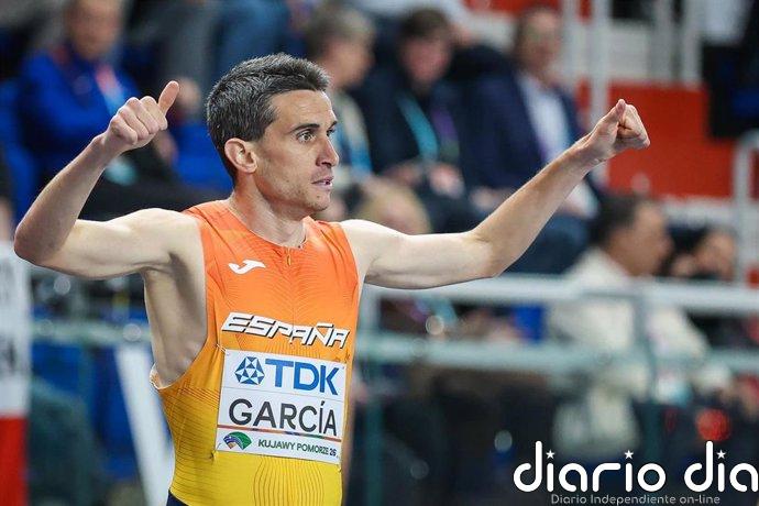 Mariano García, campeón del mundo de 1.500 en pista cubierta