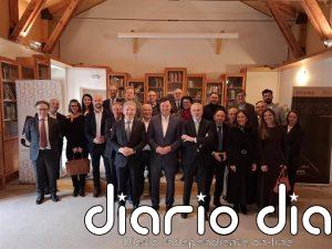 Más de una veintena de empresarios segovianos participan en una jornada de la FES y CaixaBank en La Granja