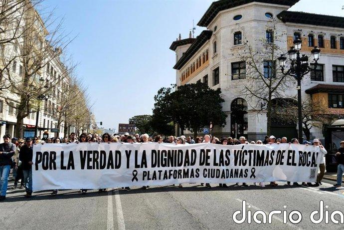 Medio millar de personas marcha en silencio por Santander y pide actuar para que las muertes del Bocal "no sean en vano"