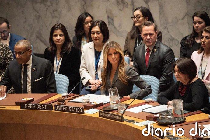 Melania Trump preside una reunión del Consejo de Seguridad de la ONU sobre la educación de los niños en conflictos