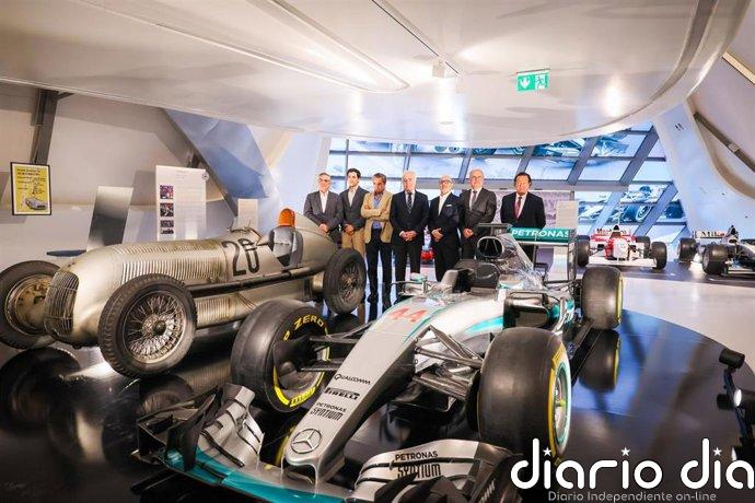 Mobility City en Zaragoza ofrece una exposición de Mercedes-Benz "única en el mundo" con vehículos de F1, rally y DTM