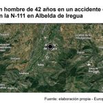 Muere un hombre de 42 años en un accidente de tráfico en la N-111 en Albelda de Iregua