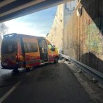 Muere un motorista tras colisionar contra el muro en un túnel de la A-3 en Madrid