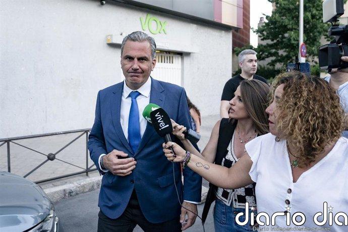 Ortega Smith ha presentado este lunes una denuncia contra el Comité Ejecutivo Nacional y el de Garantías de Vox