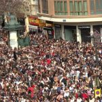 Peñarroja acude a su cita con la primera 'mascletà' con un espectáculo lleno de ritmo para que "llegue a todos"