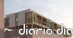 Pisos de alquiler para jóvenes sobre los tejados de los edificios