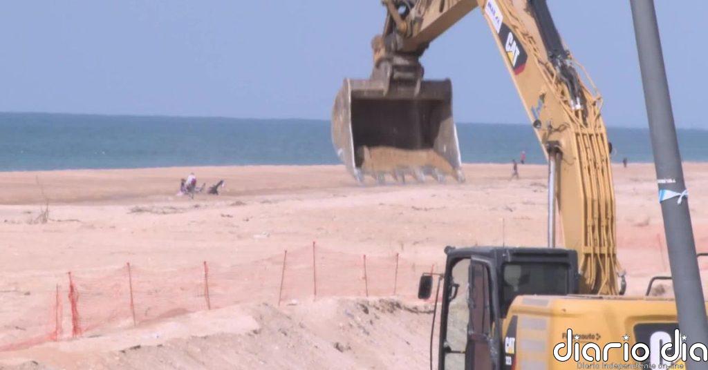 Playas destrozadas y trabajos contrarreloj a un mes de la Semana Santa