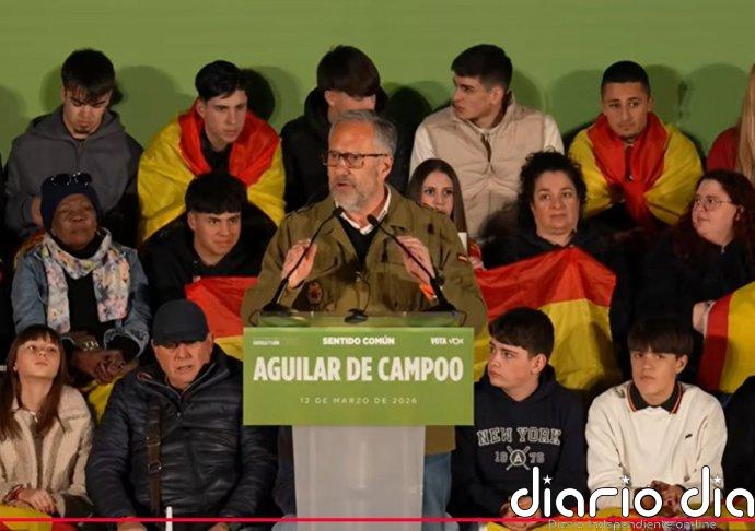 Pollán (Vox) culpa al "bipartidismo de Bruselas" del cierre de la Azucarera de La Bañeza y de los ataques del lobo