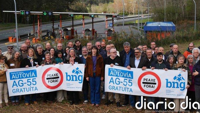 Pontón reclama la gratuidad de la AG-55 después de que el PP pagase 300 millones por el rescate de cuatro autopistas