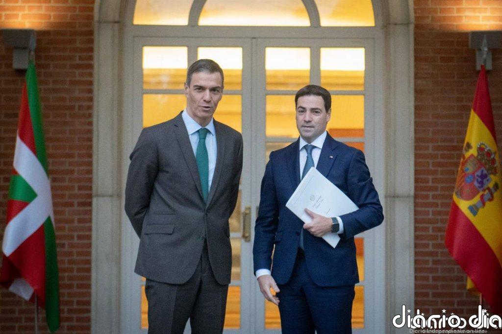 Pradales y Sánchez acuerdan crear un órgano bilateral Euskadi-Estado para gestionar los aeropuertos vascos