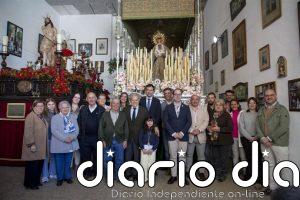Presentada la restauración del palio de Nuestra Señora de la Esperanza de Villanueva de Córdoba