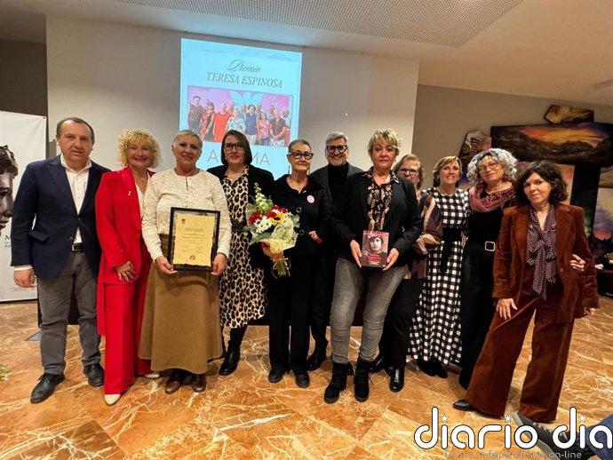 PSOE de Antequera (Málaga) reconoce a Amama con su Premio Teresa Espinosa