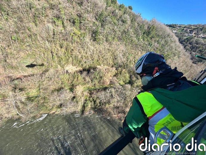 Quinto día de búsqueda de la mujer que cayó al río en San Martín del Rey Aurelio: el rastreo se amplía hasta Trubia
