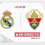 Real Madrid - Elche, en directo hoy: estadísticas previas y alineaciones probables