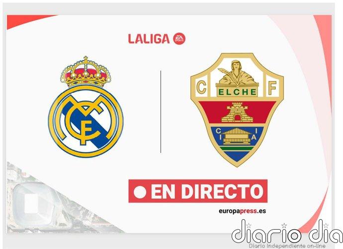 Real Madrid - Elche, en directo hoy: estadísticas previas y alineaciones probables