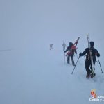 Rescatados tres esquiadores atrapados en una travesía en Gredos entre vestica y niebla