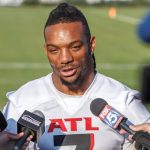 Robinson (Falcons), «superemocionado» por jugar en el «icónico» Bernabéu y por poder ver a su «amigo» Vinícius