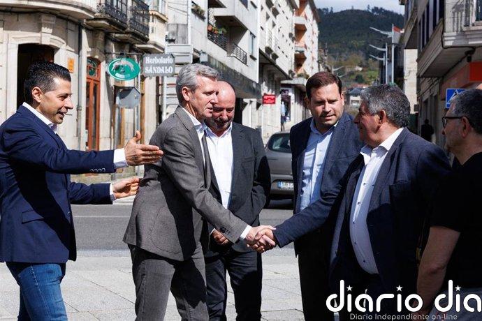 Rueda reafirma el compromiso de la Xunta con el termalismo en Ponte Caldelas: "Tenemos que ser un punto de atracción"