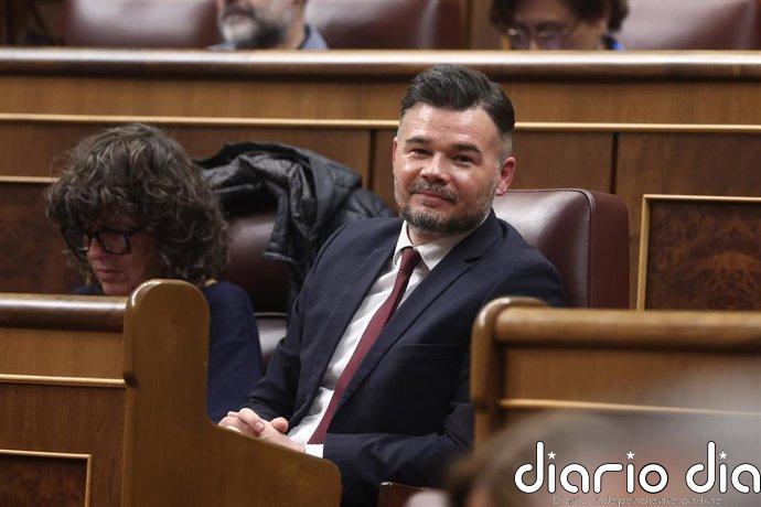 Rufián aceptaría "ayudar" en la campaña electoral de Andalucía si le invitan las fuerzas de izquierda