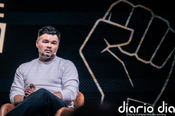 Rufián señala la ausencia de escaños "a la izquierda del PSOE" en CyL: "No hacer algo es pura negligencia"