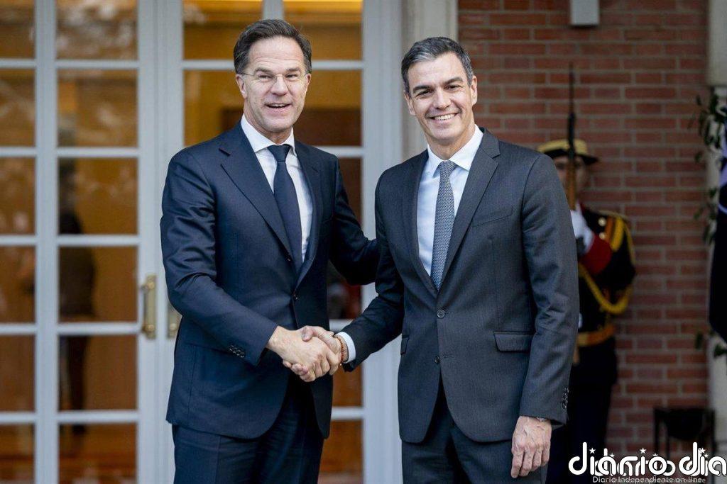 Rutte elogia a España por alcanzar el 2% del gasto del PIB en defensa aunque augura que deberá invertir más