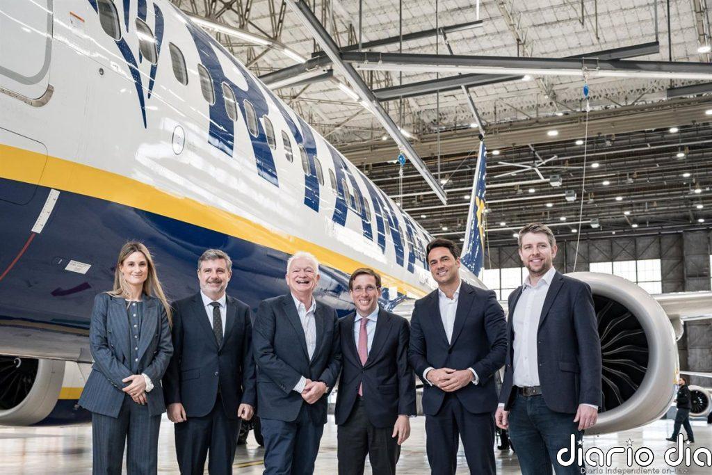 Ryanair inaugura su hangar en Barajas, el mayor de su red, con inversión de 25 millones y 700 empleados