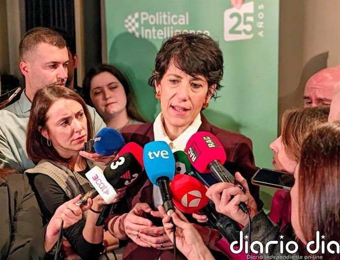 Saiz reprocha al PP su 'no' al escudo social frente a las consecuencias de la guerra de Irán