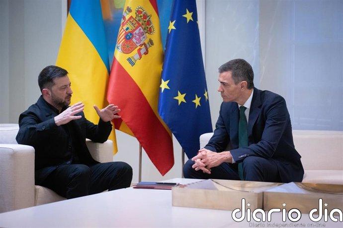 Sánchez se reúne este miércoles con Zelenski, en la que supone la cuarta visita a España de su homólogo ucraniano