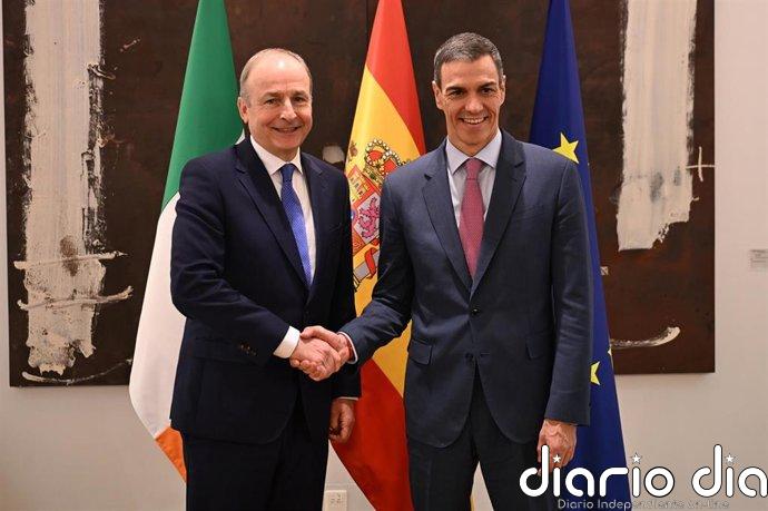 Sánchez y su homólogo irlandés acuerdan impulsar las relaciones bilaterales y la cooperación en la transición energética