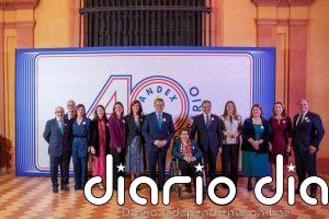 Sanz felicita a Andex por sus primeros "40 años caminando juntos" en su gala de aniversario