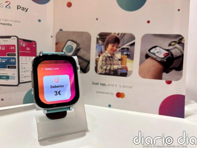 SaveFamily presenta SaveWatch+2 Pay, el primer 'smartwatch' para niños con pagos seguros y control parental