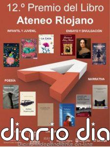 Seleccionados doce finalistas para el 12º Premio del Libro 'Ateneo Riojano'