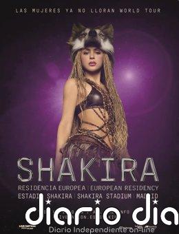 Shakira dará seis conciertos en Madrid en un "estadio" ubicado dentro del Iberdrola Music y cada evento durará 12 horas