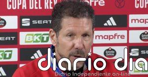 Simeone: “Estamos fantásticos como estamos, porque estamos peleando por lo que queremos”