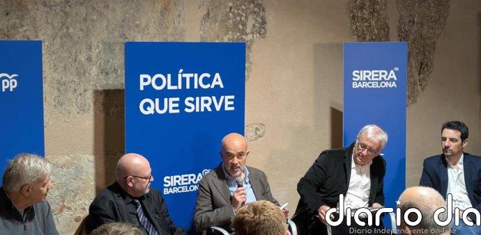 Sirera (PP) apunta que Barcelona "se ha quedado pequeña" y pone en valor la ciudad metropolitana