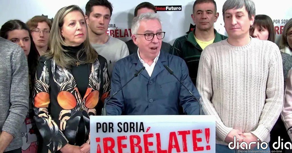 ‘Soria Ya’ pierde dos procuradores y achaca los malos resultados a que se ha votado en clave nacional