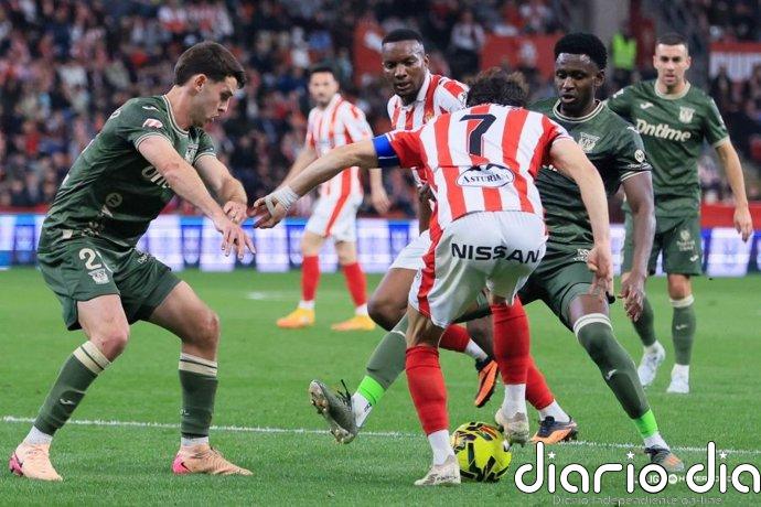 Sporting y Leganés empatan en la reanudación de El Molinón y el Andorra asalta El Arcángel