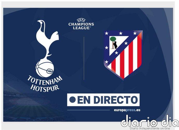 Tottenham Hotspur - Atlético de Madrid, en directo hoy: sigue el partido de Champions League minuto a minuto