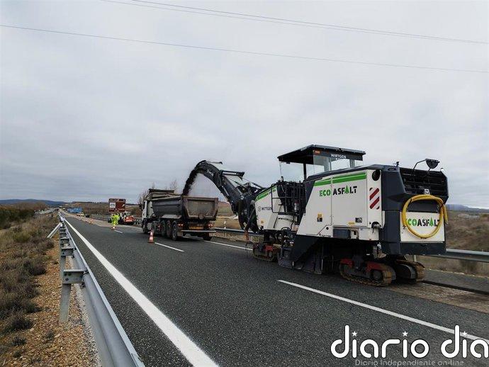 Transportes invierte 46,7 millones en rehabilitar firmes en más de 2.000 km de carreteras de CyL tras las borrascas
