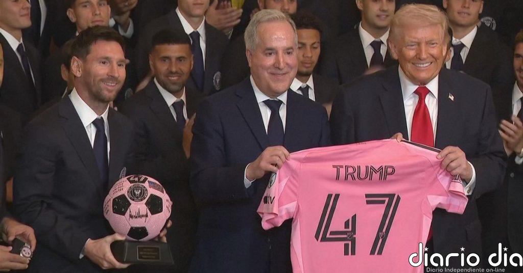 Trump da a Messi la bienvenida a la Casa Blanca: “Tú debes de ser mejor que Pelé”