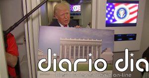 Trump muestra orgulloso nuevas imágenes del faraónico salón de baile de la Casa Blanca