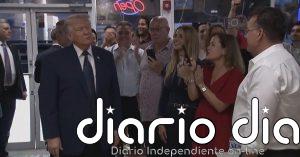 Trump sorprende con una visita a un restaurante venezolano en Miami