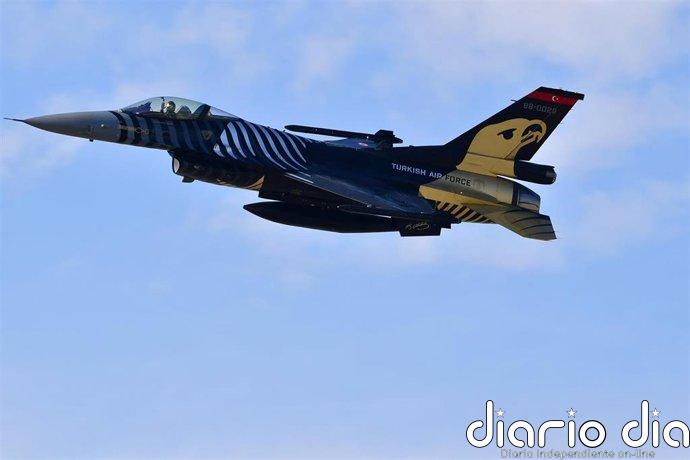 Turquía enviará seis cazas F-16 a Chipre del Norte este lunes