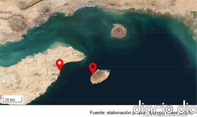 Un buque tailandés encalla en Qeshm (Irán) dos semanas después de su evacuación por un ataque en el estrecho de Ormuz
