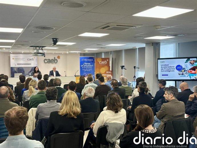 Un centenar de empresarios participan en una jornada inromativa sobre la Unidad Aceleradora de Proyectos Estratégicos