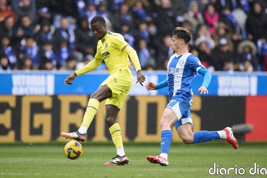 Un golazo de Pépé en el descuento evita la derrota del Villarreal en Mendizorroza