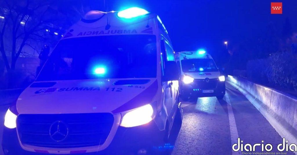 Un motorista de 23 años grave tras salirse de la vía en Leganés